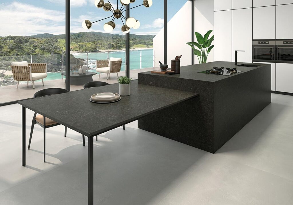 Islas de cocina ¡con mesa para comer!