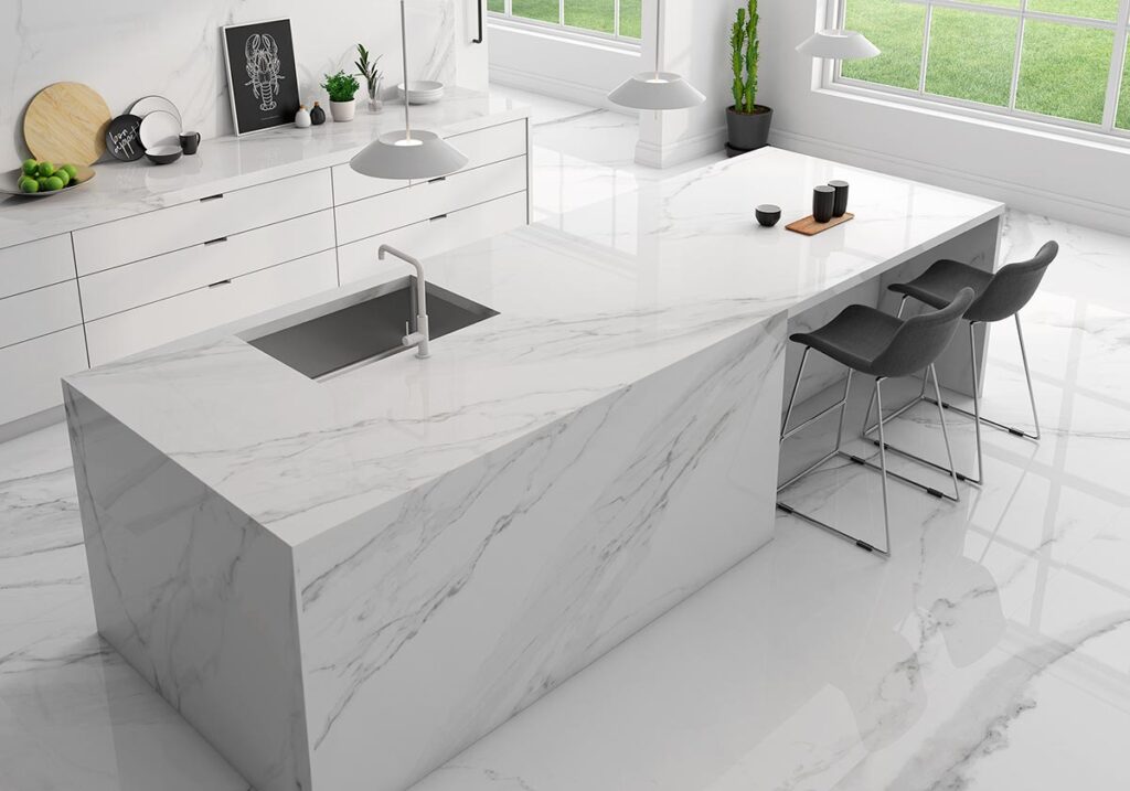 White kitchens in a Nordic style